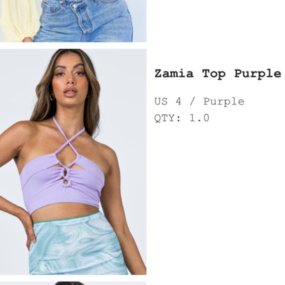 Princess Polly Crop Top